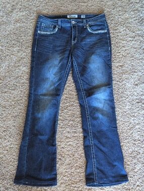 Charme Women's Dark Blue Boot Cut Jeans